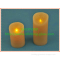 Flameless Led Candle With Blow ON/OFF,, Operated by 3*AAA Battery(not include)
